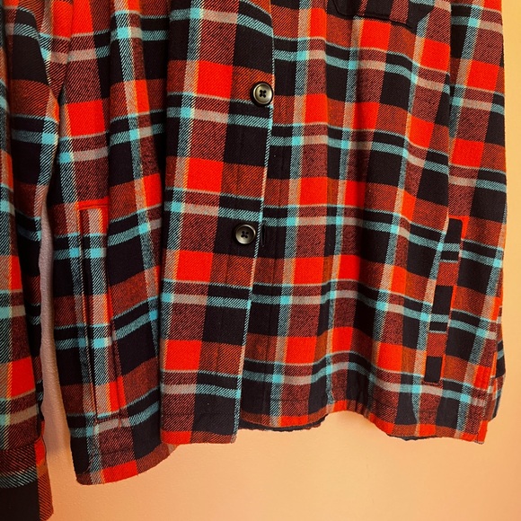 Zara Men’s Flannel Shirt Jacket with side pockets. Plaid. XL. Like New. - Picture 7 of 7